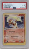 Flareon from the 2003 Pokemon EX set graded by PSA and given an overall grade of 6.