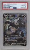 Lugia V from the 2022 Pokemon SWSH set graded by PSA and given an overall grade of 10.