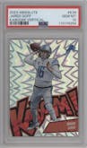 Jared Goff from the 2023 Panini Absolute set graded by PSA and given an overall grade of 10.