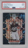 Cedric Tillman from the 2023 Panini Mosaic set featuring a  Genesis parallel graded by PSA and given an overall grade of 9.
