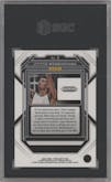 Victor Wembanyama from the 2023-24 Panini Prizm Draft Picks set graded by SGC and given an overall grade of 10.