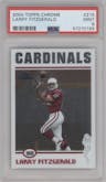 Larry Fitzgerald from the 2004 Topps Chrome set graded by PSA and given an overall grade of 9.