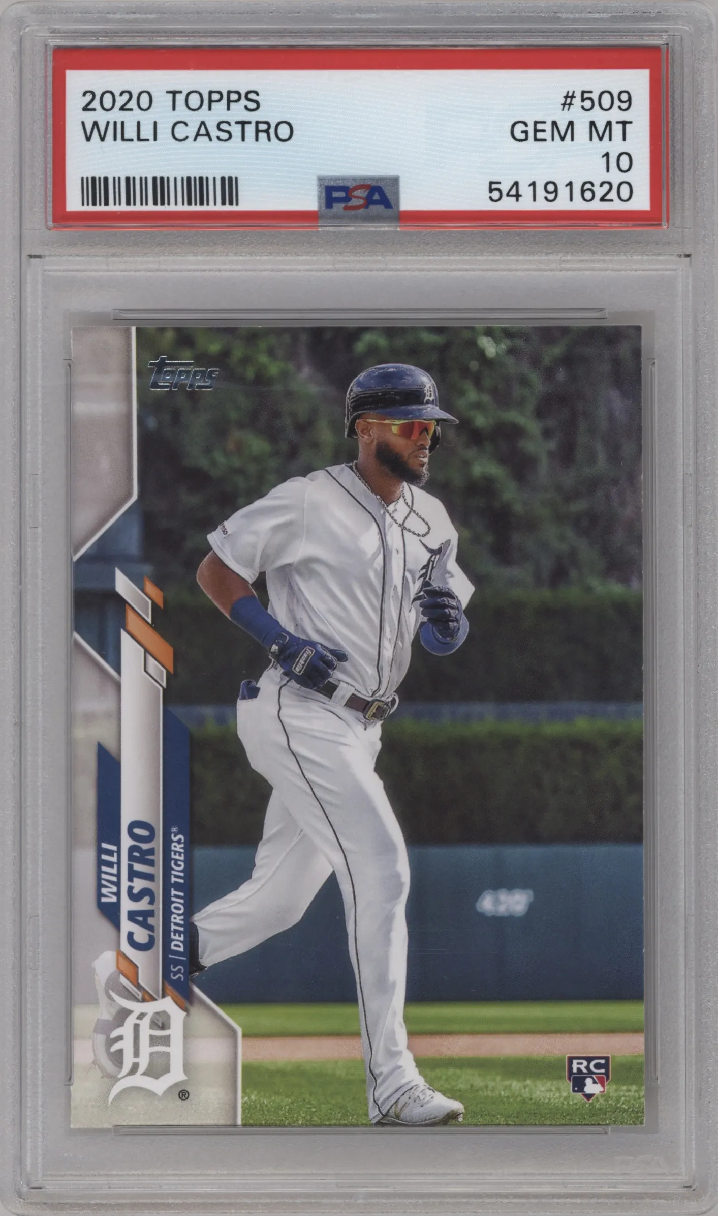 2020 Topps Series 2 Willi Castro PSA 10