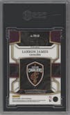 LeBron James from the 2022-23 Panini Select set featuring a Copper parallel graded by SGC and given an overall grade of 8.