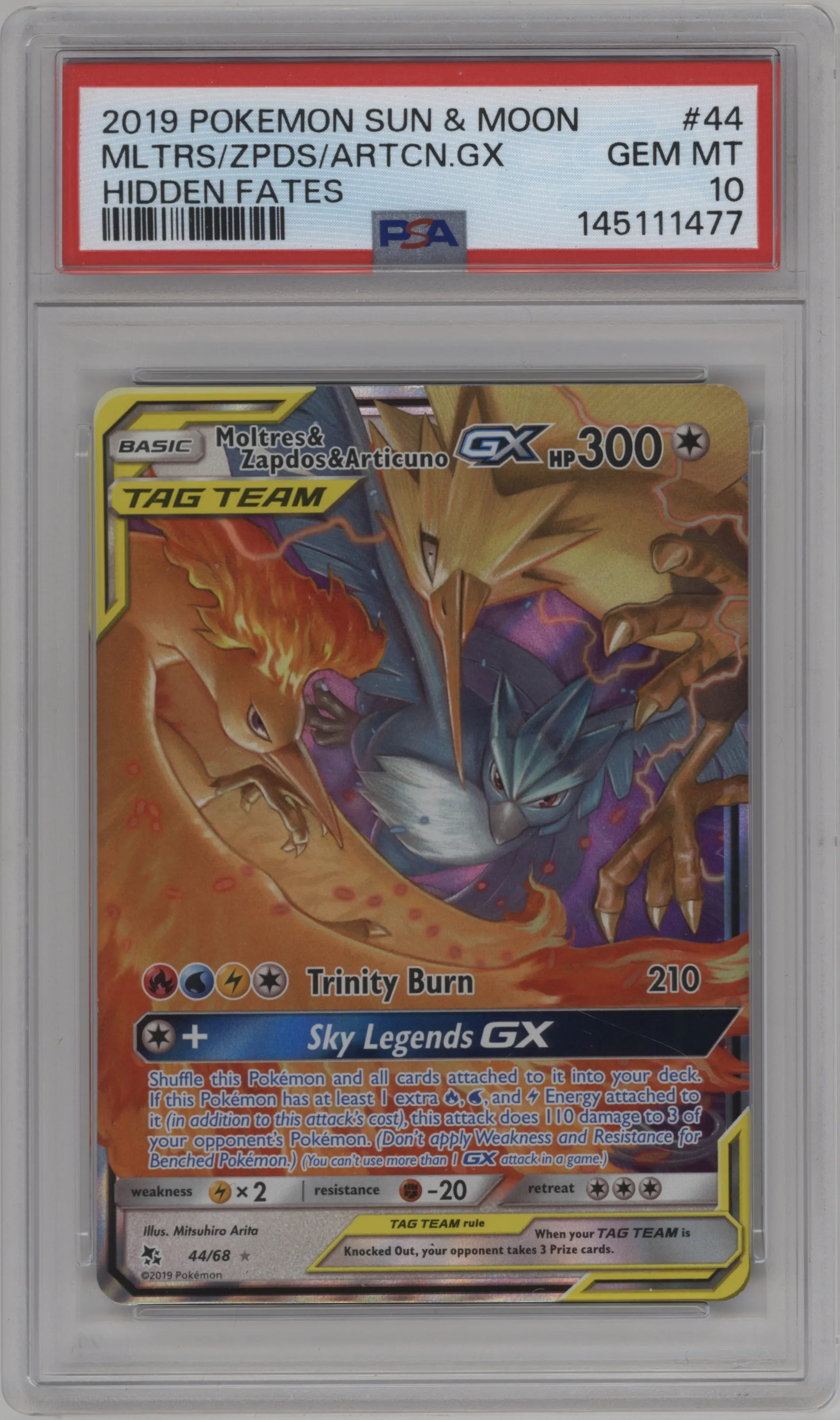 Moltres & Zapdos & Articuno GX