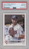 Royce Lewis from the 2022 Topps Update  set graded by PSA and given an overall grade of 10.
