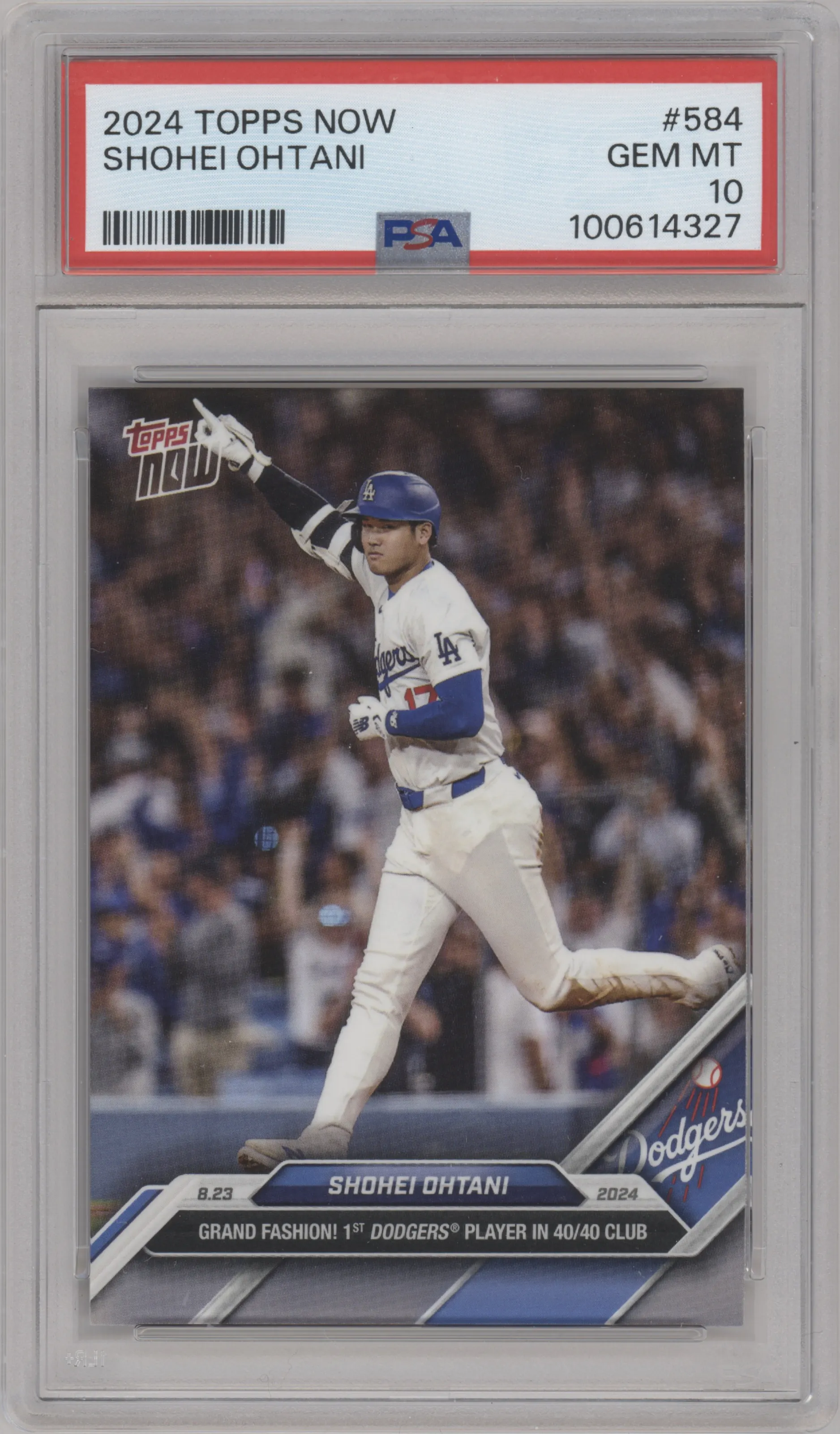 2024 Topps Now Shohei Ohtani PSA 10