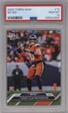 Bo Nix from the 2024 Topps Now set graded by PSA and given an overall grade of 10.