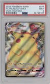 Pikachu VMAX from the 2020 Pokemon SWSH set graded by PSA and given an overall grade of 9.