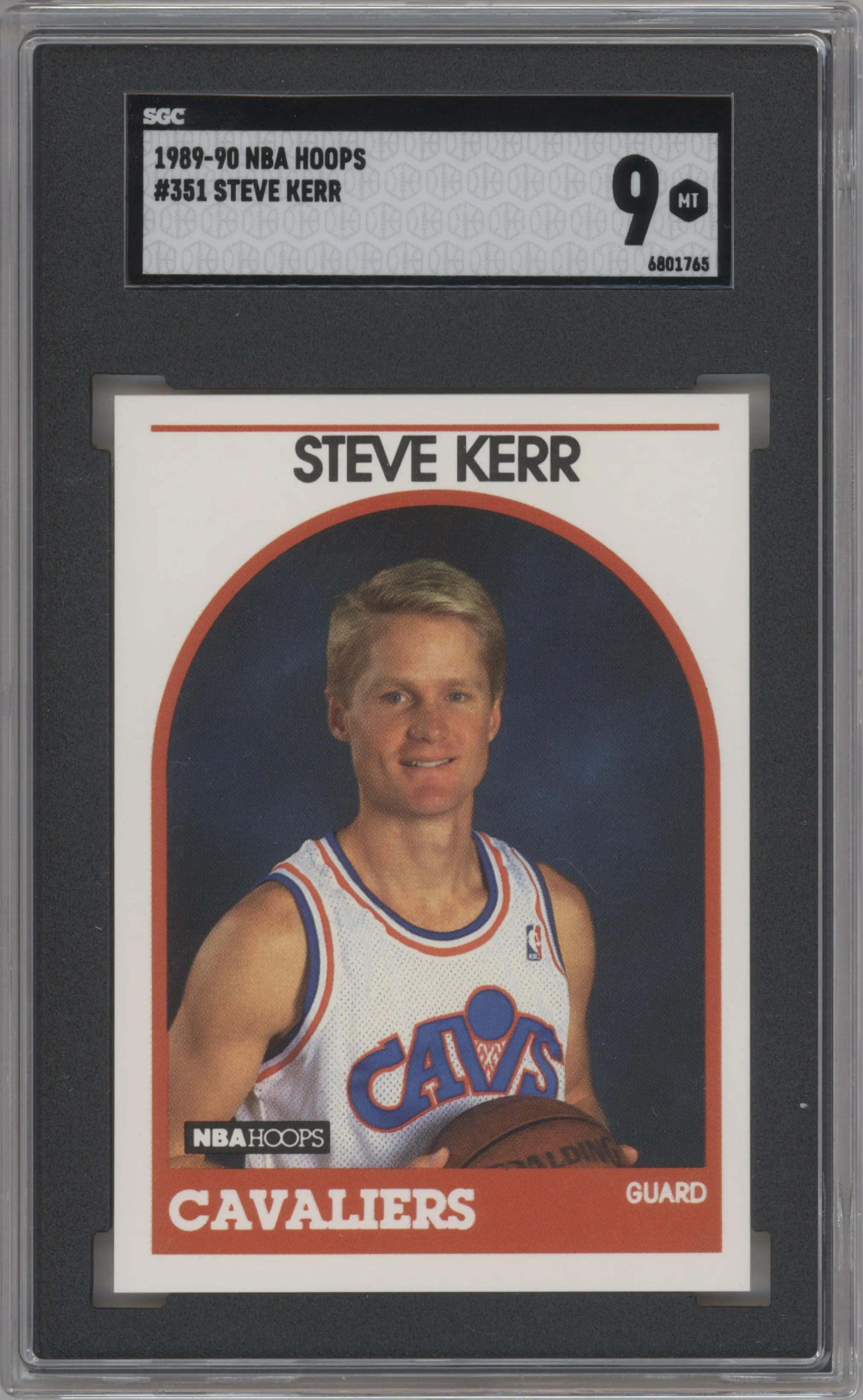 1989 NBA Hoops Steve Kerr SGC 9