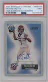 Kaidon Salter from the 2024 Bowman University Chrome set graded by PSA and given an overall grade of 9.