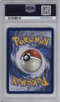 Mewtwo GX from the 2017 Pokemon S&M set graded by PSA and given an overall grade of 9.