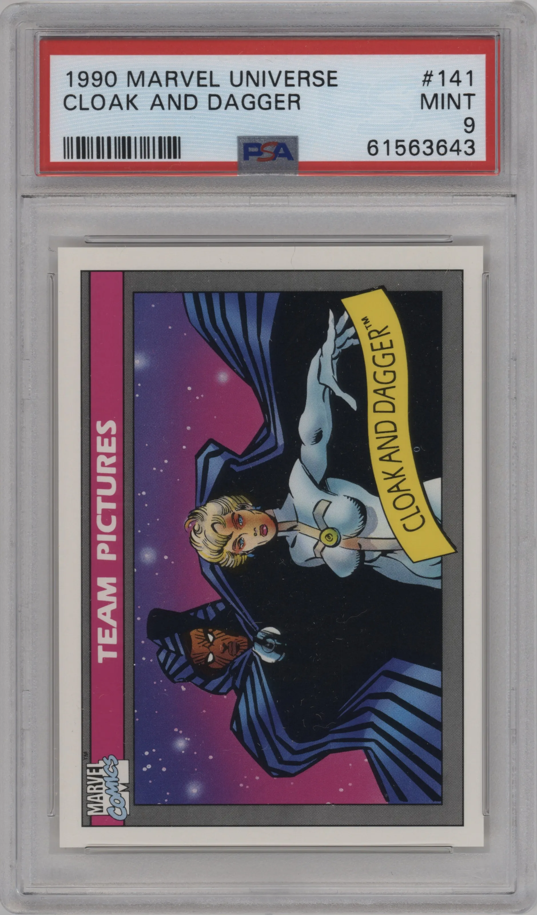 1990 Impel Marvel Universe Cloak and Dagger PSA 9