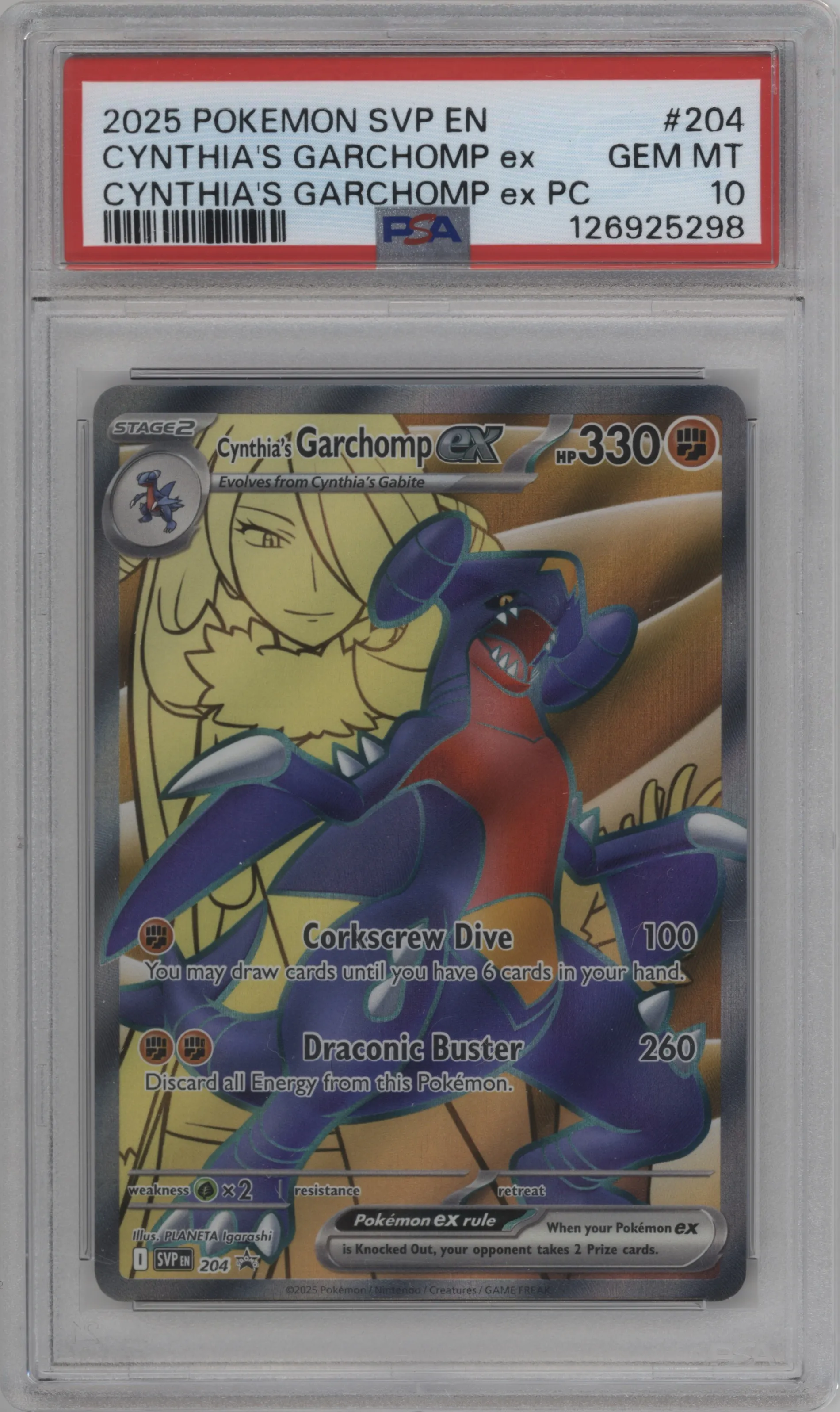 Cynthia's Garchomp ex
