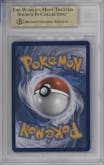 Skyla from the 2021 Pokemon SWSH set graded by Beckett and given an overall grade of 9.5.