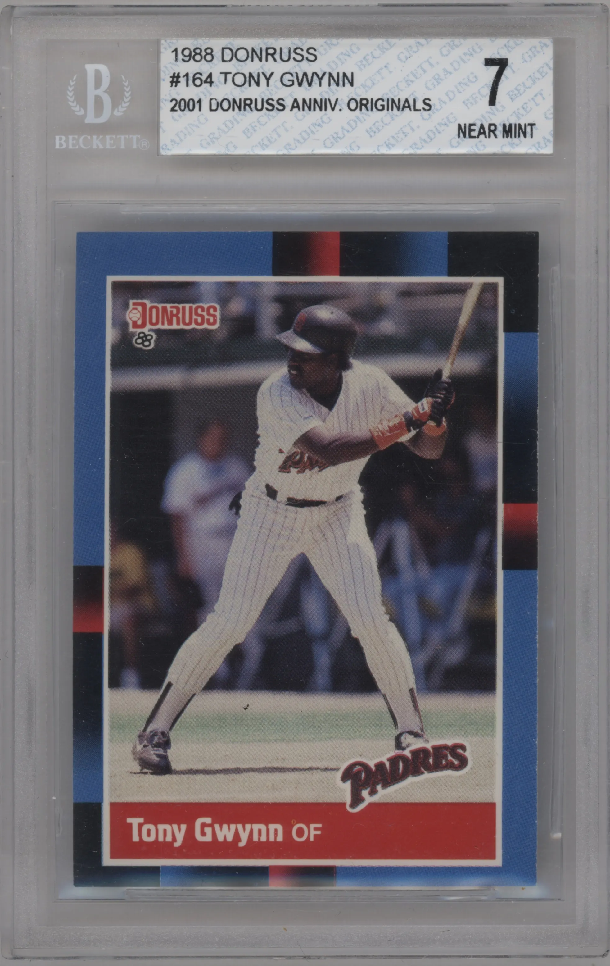 1988 Donruss Tony Gwynn Variation BGS 7