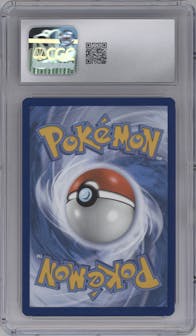 Eevee from the 2022 Pokemon SWSH set graded by CSG and given an overall grade of 10.