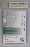Jayson Tatum from the 2017-18 Panini Essentials set graded by Beckett and given an overall grade of 9.5.