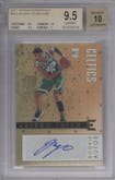 Jayson Tatum from the 2017-18 Panini Essentials set graded by Beckett and given an overall grade of 9.5.