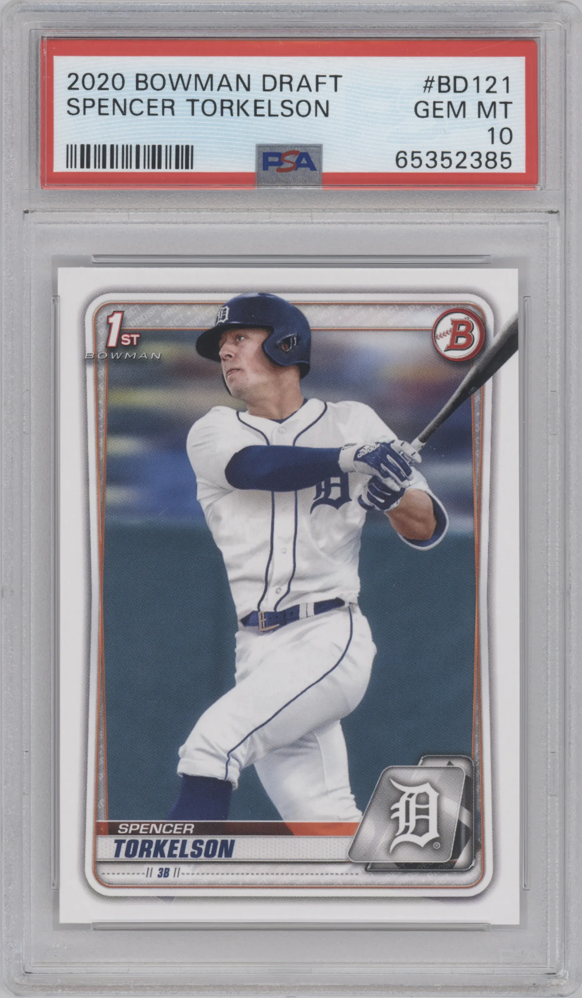 2020 Bowman Draft Spencer Torkelson PSA 10