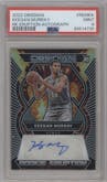 Keegan Murray from the 2022-23 Panini Obsidian set graded by PSA and given an overall grade of 9.