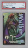 Antoine Walker from the 1997-98 Skybox Z-Force set featuring a  Rave parallel graded by PSA and given an overall grade of 9.