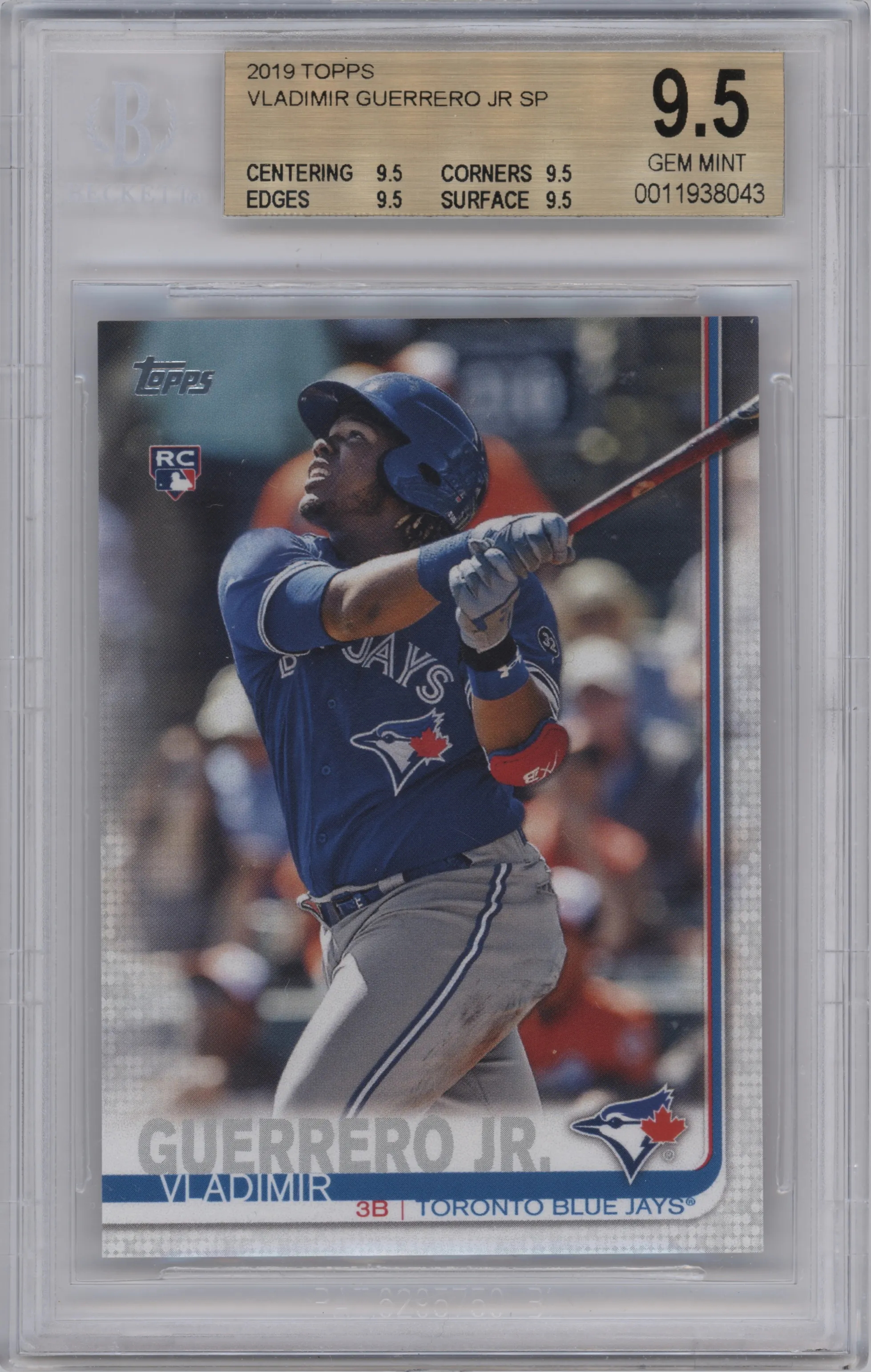 2019 Topps Series 2 Vladimir Guerrero Jr. #NNO BGS 9.5