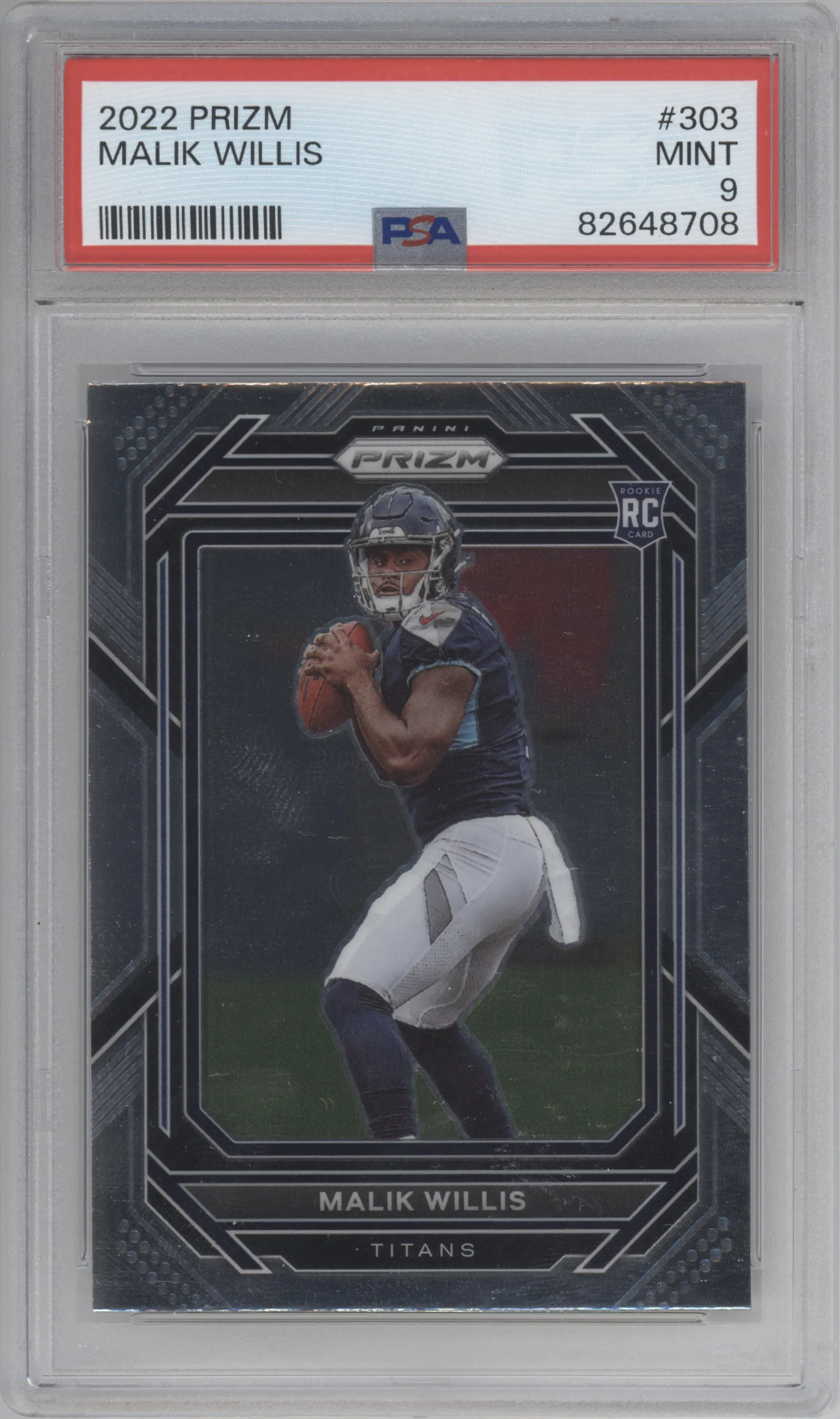 2022 Panini Prizm Malik Willis PSA 9