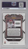 Tank Dell  from the 2023 Panini Prizm Draft Picks set featuring a Gold Prizm parallel graded by PSA and given an overall grade of 9.