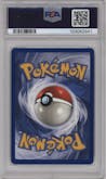 Gengar from the 1999 Pokemon set graded by PSA and given an overall grade of 8.