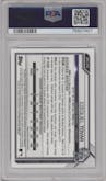 Ezequiel Tovar from the 2021 Bowman Chrome set graded by PSA and given an overall grade of 10.