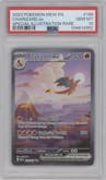 Charizard ex from the 2023 Pokemon SV set graded by PSA and given an overall grade of 10.