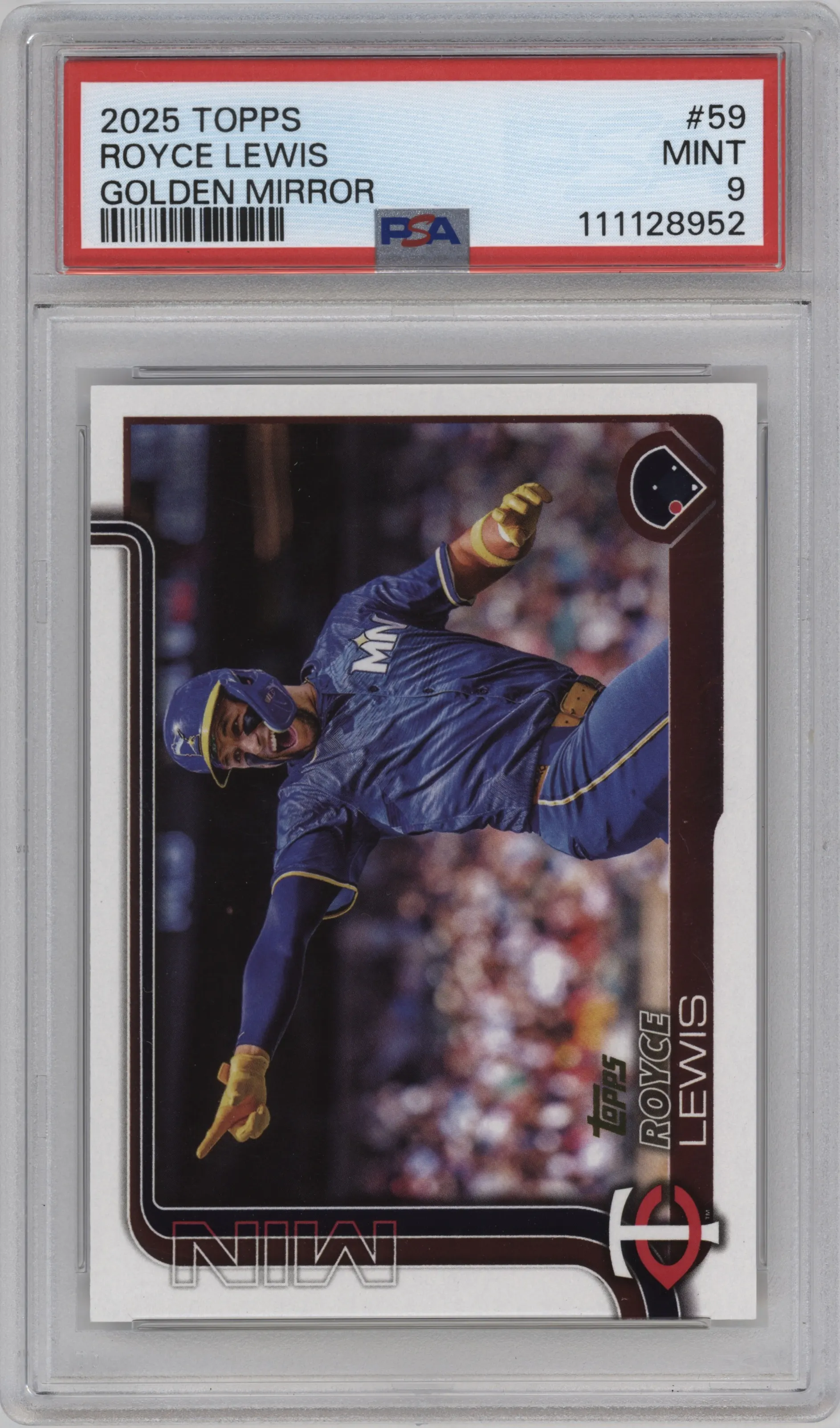 2025 Topps GM Image Var. Royce Lewis PSA 9