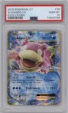 Slowbro EX from the 2016 Pokemon XY set graded by PSA and given an overall grade of 10.