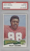 Riley Odoms from the 1975 Topps  set graded by PSA and given an overall grade of 10.