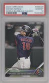Shohei Ohtani from the 2023 Topps Now World Baseball Classic set graded by PSA and given an overall grade of 10.