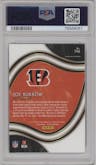 Joe Burrow from the 2020 Panini Select set graded by PSA and given an overall grade of 10.