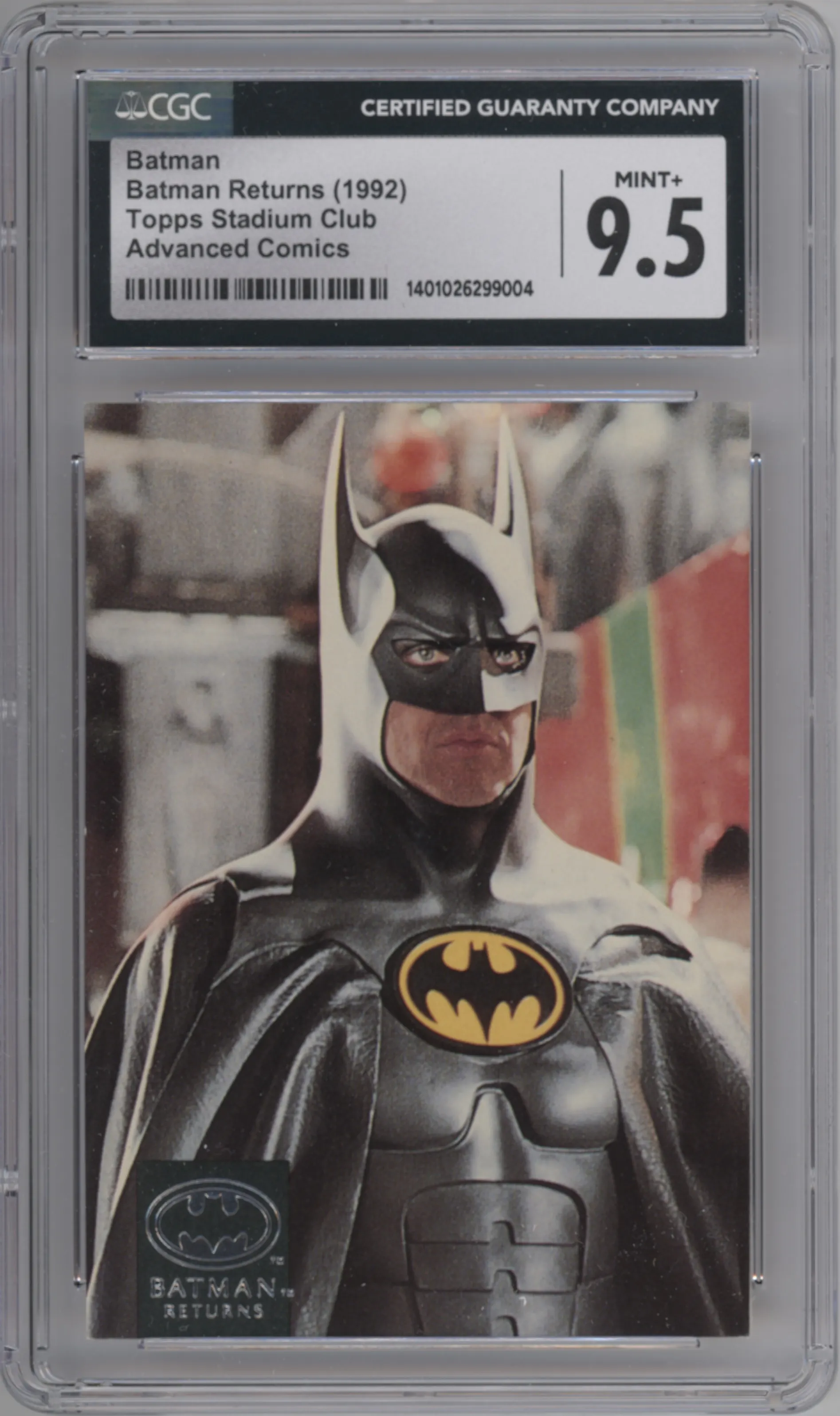 1992 Topps Stadium Club Batman Returns Promo Batman #NNO CGC 9.5