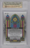 Juan Soto from the 2021 Panini Prizm set graded by Beckett and given an overall grade of 9.5.