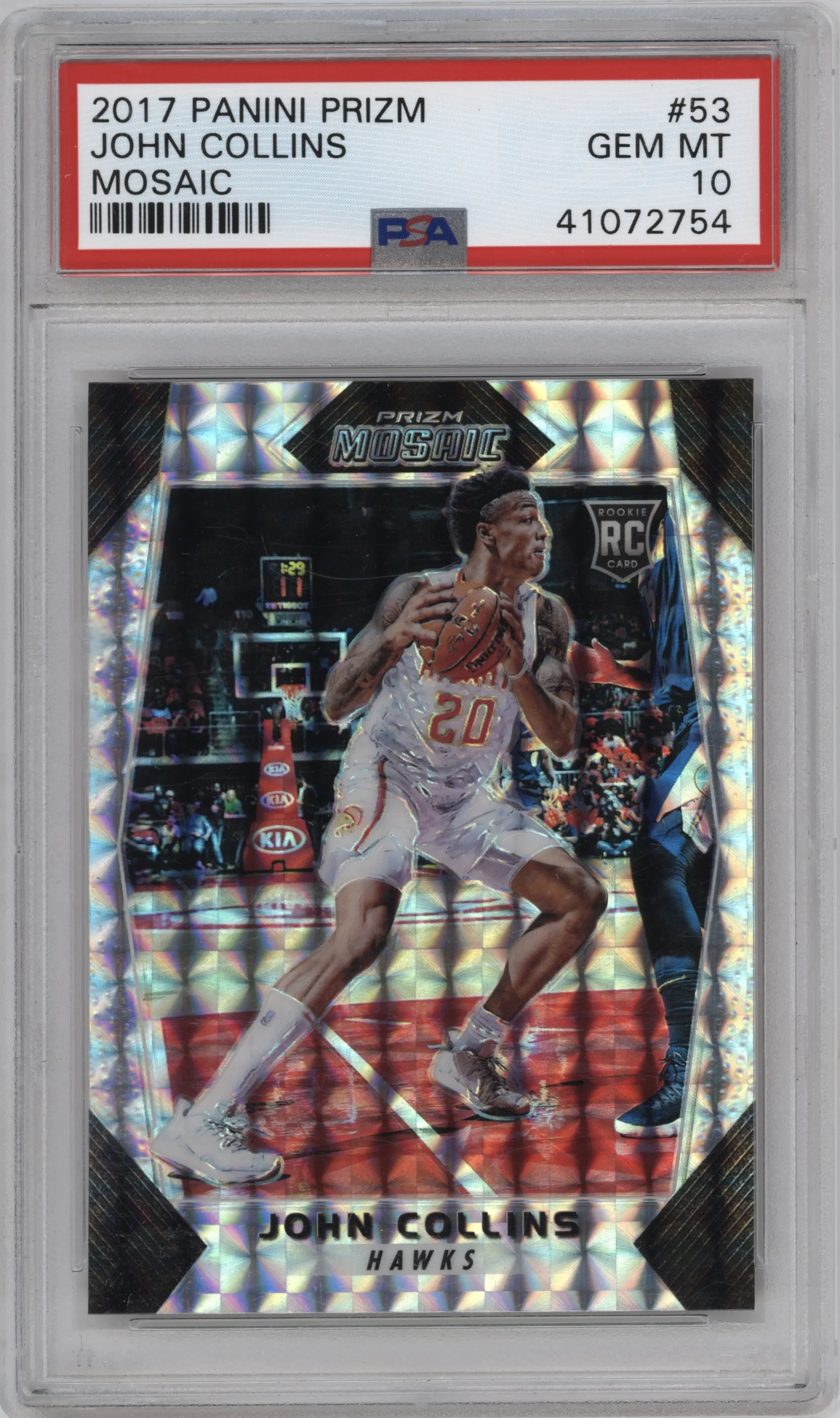2017 Panini Mosaic Prizm John Collins PSA 10