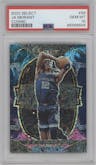Ja Morant from the 2022-23 Panini Select set featuring a Cosmic parallel graded by PSA and given an overall grade of 10.