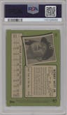 Bobby Witt Jr. from the 2020 Topps Heritage Minor League set graded by PSA and given an overall grade of 9.