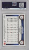  Tom Brady  from the 2011 Topps Chrome set featuring a Crystal Atomic Refractors parallel graded by PSA and given an overall grade of 10.