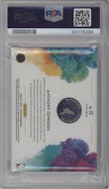 Anthony Edwards from the 2020-21 Panini Spectra set graded by PSA and given an overall grade of 10.