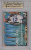 Shaquille O'Neal from the 1996-97 Skybox Z-Force set graded by Beckett and given an overall grade of 9.5.