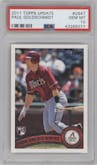 Paul Goldschmidt from the 2011 Topps Update set graded by PSA and given an overall grade of 10.
