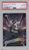 Bo Nix from the 2024 Topps Chrome set graded by PSA and given an overall grade of 10.
