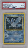 Articuno from the 2002 Pokemon  set graded by PSA and given an overall grade of 8.