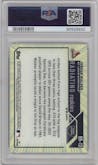 Jordan Walker from the 2023 Topps Chrome set graded by PSA and given an overall grade of 10.