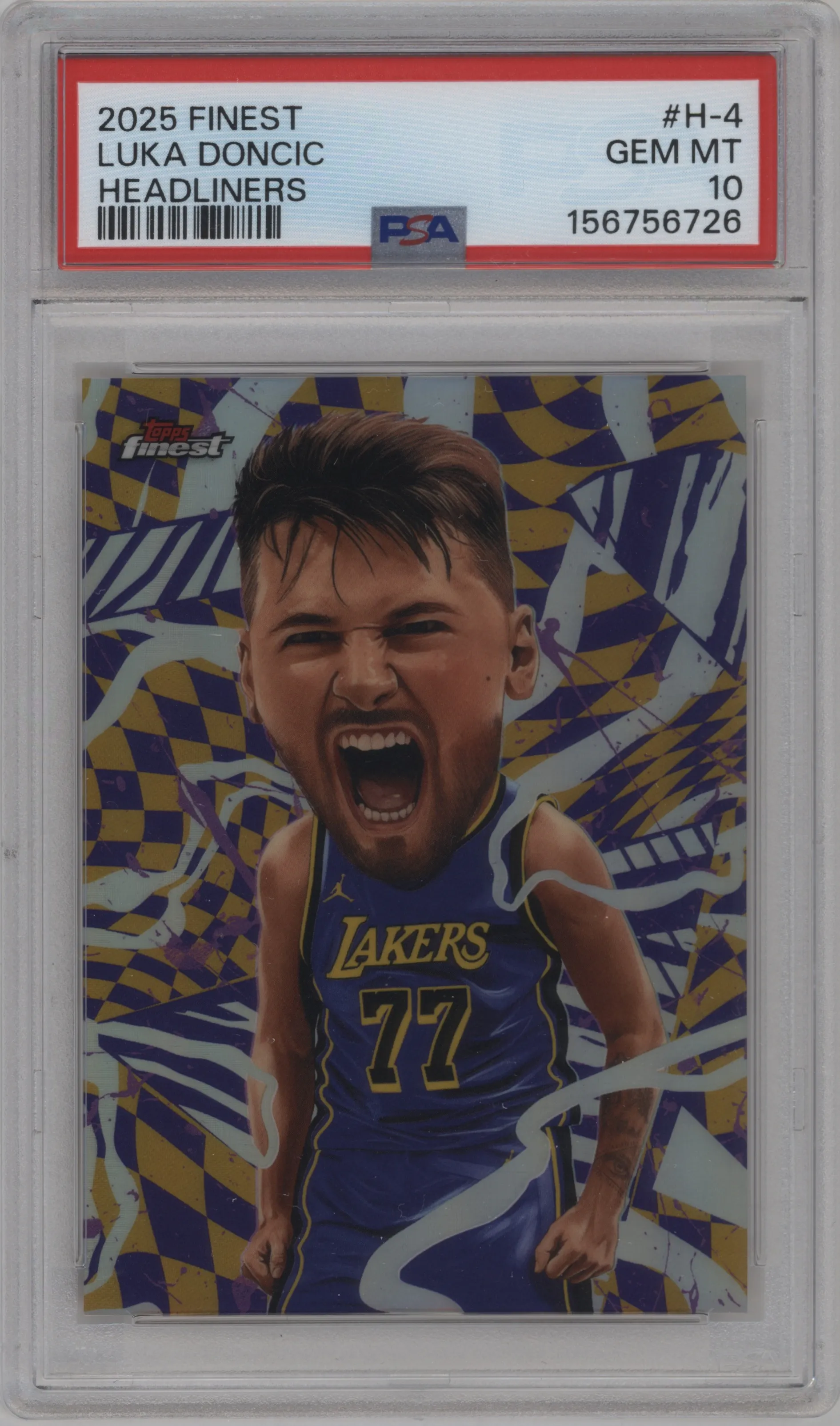 2025 Finest Headliners Luka Doncic #H-4 PSA 10